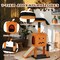 39.4" Halloween Cat Tree, Cat Tower Cat Tree for Indoor Cats with Spacious Cat Condo, Sisal Scratching Posts, Hanging Toys, Orange & Black
